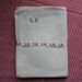 A Gorgeous Antique French Linen Monogrammed Panel LD