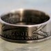 2001 New York State Quarter Coin Ring  You pick size by Custom Coin Rings