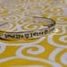 Personalized Handstamped Cuff Bracelet - Choose your own Names/Words