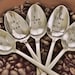 Dear Coffee, I Love You (TM)-  Hand Stamped Vintage Coffee Spoon for COFFEE LOVERS