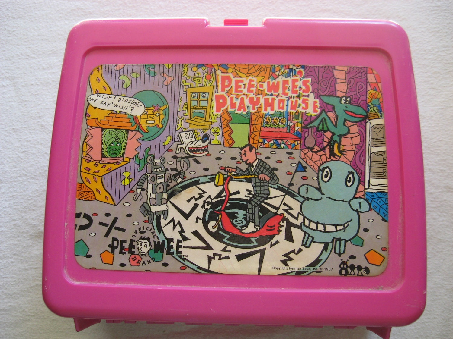 1987 Pee Wee Herman Lunchbox Lunch Box Pee Wee's Playhouse