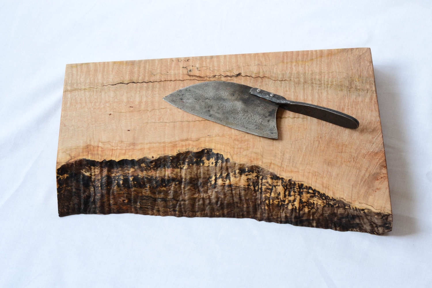 Chef's Cutting Board or Wood Centerpiece 623, Ready to Ship