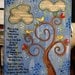 Everything is gonna be alright / 11 x 14 mixed media canvas