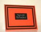 Graduation Card- Hats Off to the Grad