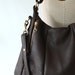 OPELLE Lotus Bag - Pebbled Elkskin Leather in Rich Chocolate - Made to Order