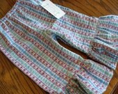 ON SALE Seersucker Ruffle Pants or Capris (red, yellow, green gingham) - Sizes 12 MO - 8
