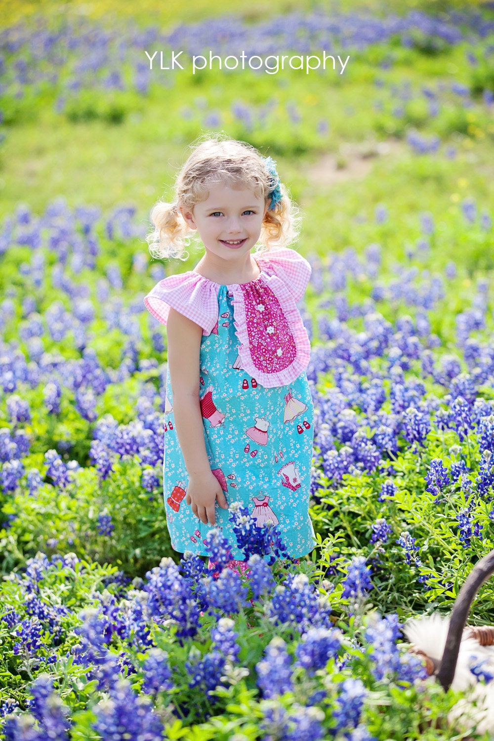 Doll Dresses Peasant Dress - Sizes 6MO - 10