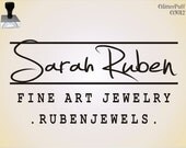 Custom Personalized Rubber Stamp - Great for stamping labels or tags - (G3012)  Mounted Clear Acrylic Handle