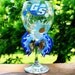 GSU Georgia Southern University Eagles Personalized Name Graduation Class of 2012 College High School Wine Glass