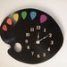 Guitar Pick Pallet Clock Olyteam