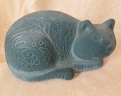 Vintage Mid Century Modern Abstract Cat Figurine