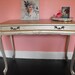 Reserved for Kristina Queen Ann antique vintage writing table desk vanity freshly painted refinished