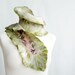 Spring felted wool ruffled scarf in green, lime, purple, pink romantic for girl, woman - teamcamelot fpconspiracy