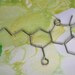 Memorial Day Weekend Sale THC Molecule Necklace - Marijuana Weed chemical - Silver Wire Stoner Science Gift