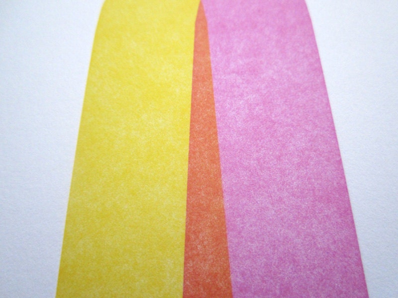 Double Popsicle Pink and Yellow