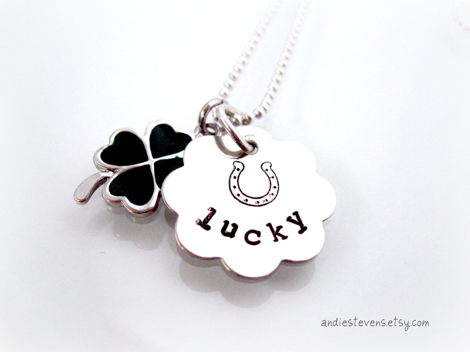 Lucky Shamrock St. Patrick's Day Necklace