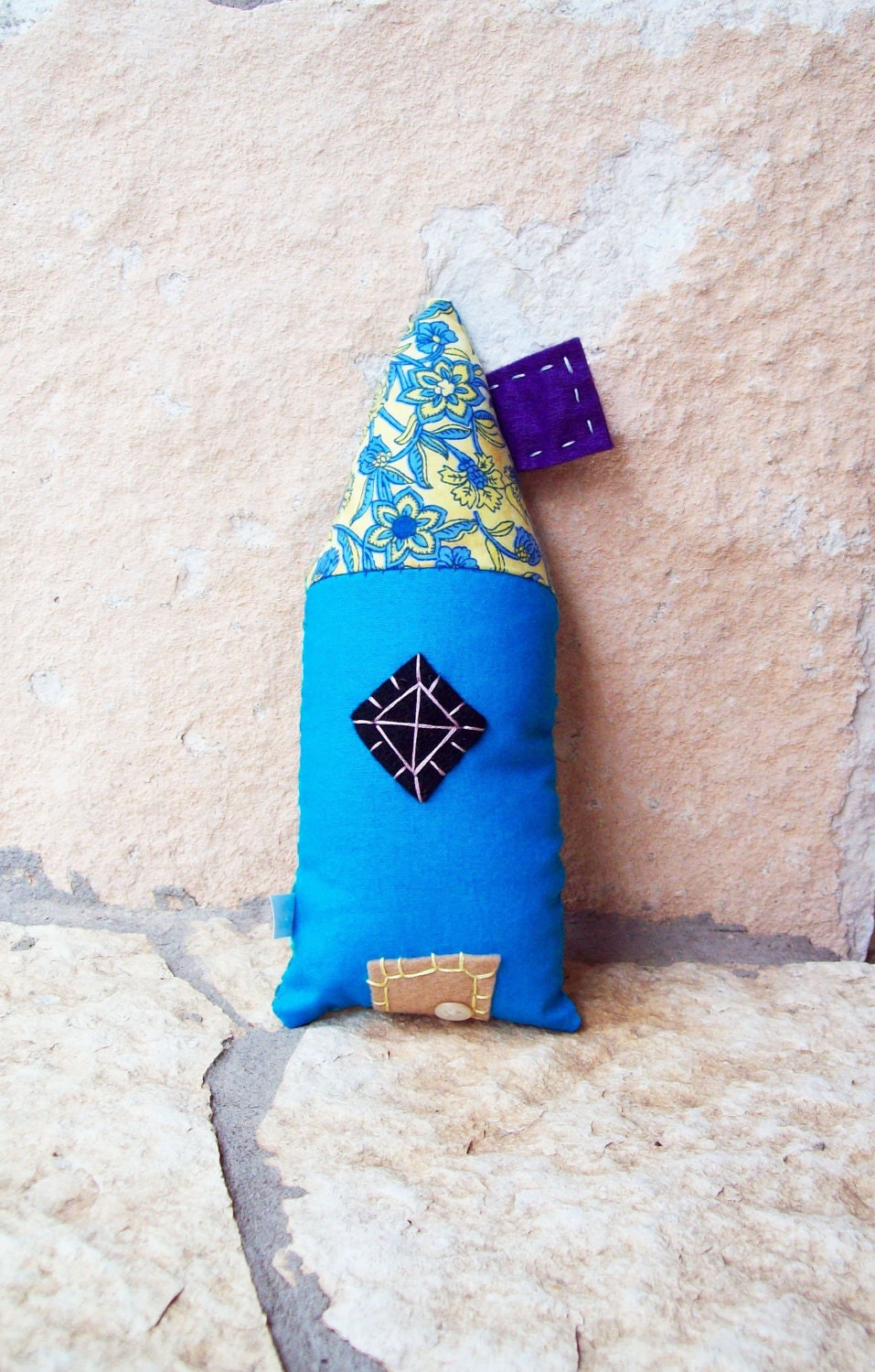 Cute plush house pillow small