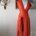 Indian Summer Short Tea length Convertible Wrap Dress