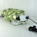 The Errand Runner - Cell Phone Wallet - Wristlet - Green/White Buds/White