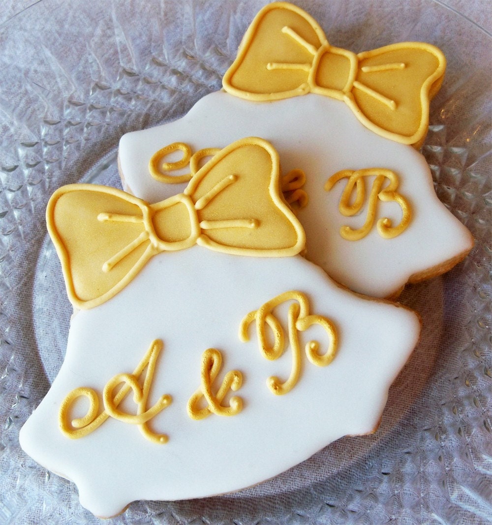 Monogrammed Wedding Bells
