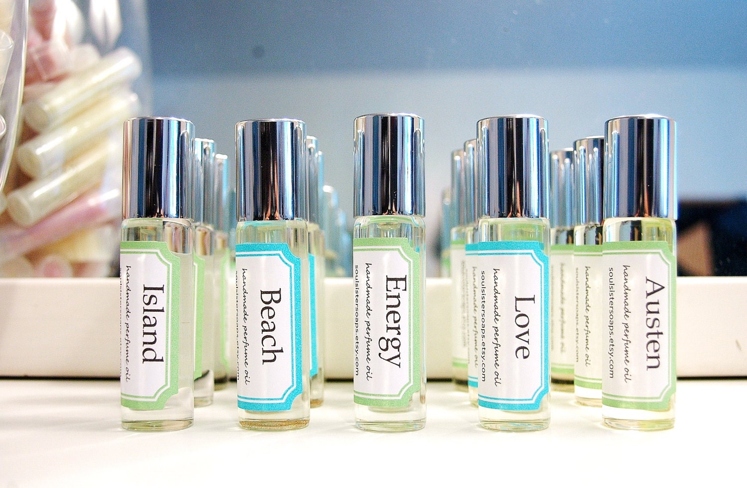 Cottage Perfume Oil - Lake - Woodland - Orchid - Sandalwood Handcrafted Natural Perfume Oil
