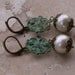 Holiday Sale Handcrafted Earthy Woodland Rustic Elegant Romantic Rodeo Cowgirl Ranch Style Texas Wyoming Pearl Earrings