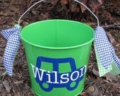 Personalized Easter Bucket assorted colors-5 QT.