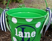 Personalized Easter Bucket 10 QT assorted colors