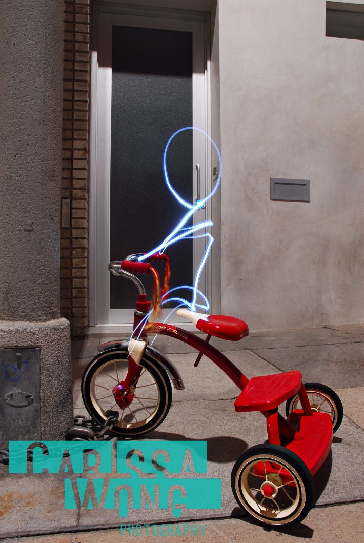 Chained Tricycle Light Man 8x10 Print