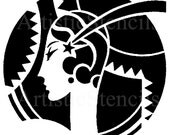 STENCIL Art Deco Woman
