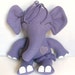 Kids - Baby & Toddler - Stuffed Toy - Elephant Ragdoll - Amethyst - Grape