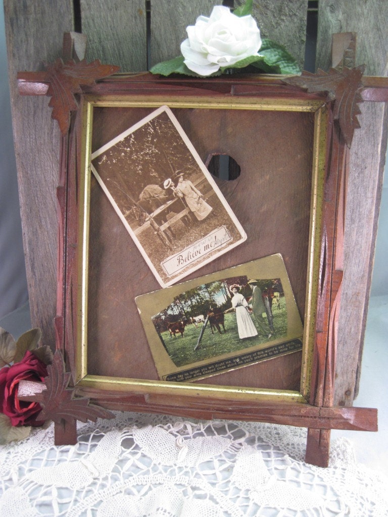 Victorian Carved Wooden Frame