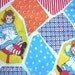 Raggedy Ann & Andy Rag Doll Kids Vintage Pillowcase Retro Sheet Fabric Upcycled Bed Linen