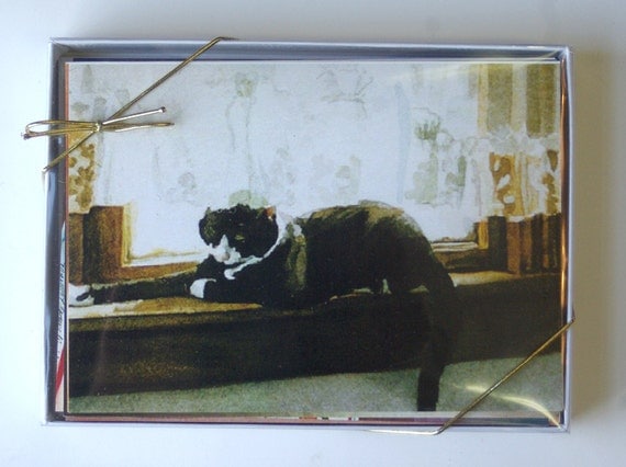 Feline Art Cards Cards, Dozen Assorted