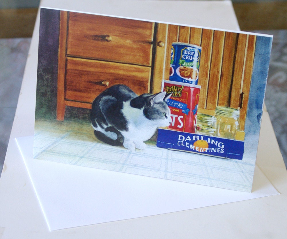 Feline Art Cards Cards, Dozen Assorted