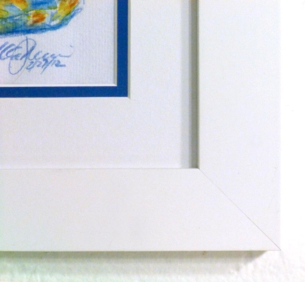 Colorful Kelly, Framed Original Watercolor