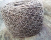 Natural brown Manx Loaghtan wool - single thread shawl yarn 122gr 444m