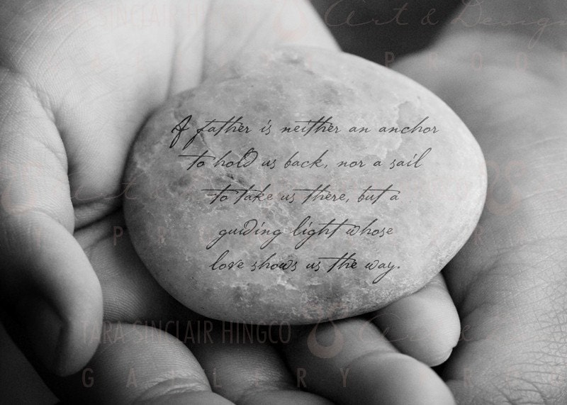 Inspirational Father's Gift -  Inspirational Dad -  Personalized gift for father  - 8x10 wall art