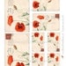 Red Poppy Digital Collage Sheet Printable Images - Vintage Postcards for Gift Tags Labels Decoupage Scrapbooking - INSTANT DOWNLOAD No.295
