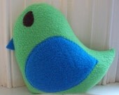 Small Custom Plush Bird - Small Bird Pillow - Bird Nursery Decor