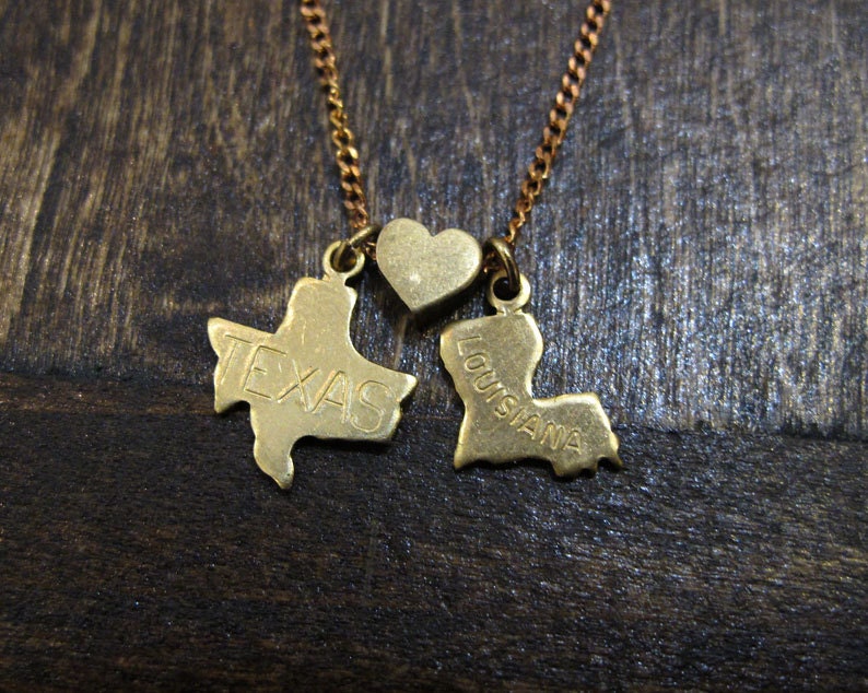State Loves State - You Choose - Charm Necklace