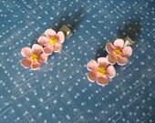 Set of two:  Cherry Blossom Hair Clips