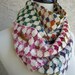 The Diamond Exchange Crochet Scarf - PATTERN / PDF