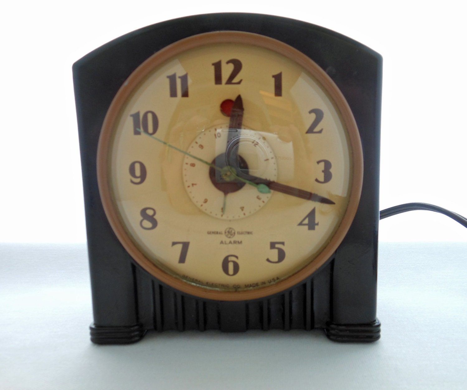 Vintage General Electric Alarm Clock Art by BlueMoonCollectibles