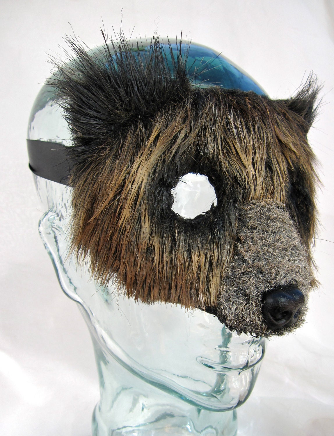 Woodland Brown Bear Mask Grizzly Bear Mask