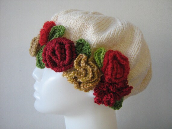 HANDMADE KNITTED BERET