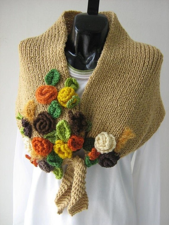 Knitting shawl - scarf