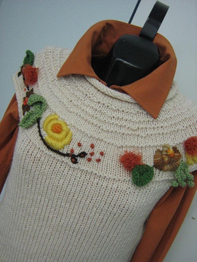 Knitting vest