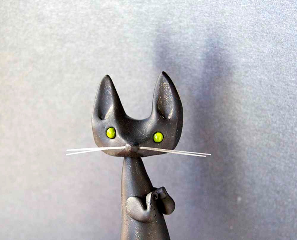 Black Cat Figurine - Le Matagot de Bonjour Poupette