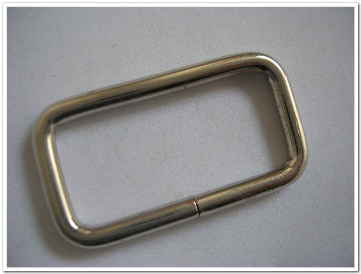 10 PIECES, 1.5 inch,  Split Rectangular Loop Rings